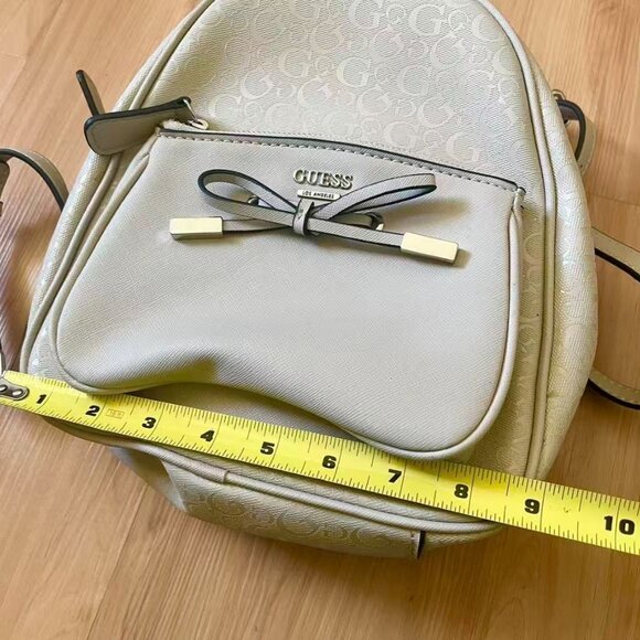 GUESS Los Angeles Dusty Mauve Medium Backpack Purse With Bow main image 6